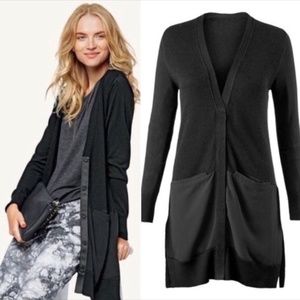 CAbi Sorrento Cardigan Long Sleeve Black Sz M #5010 EUC